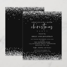 Budget Silver Glitzer Weihnachtsfeiertag Party Sch