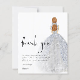 Budget Silver Gown Red Hair Quinceañera Vielen Dan