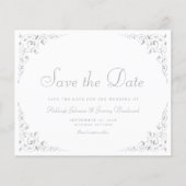 Budget Silver Script Botanischer Rahmen Save the D (Vorderseite)