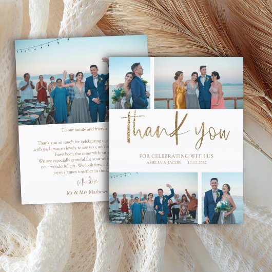 Budget Simple 4 Foto Vielen Dank Hochzeit