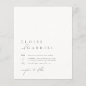 Budget Simple Boho Modernes Minimalistisches Foto  (Vorderseite)