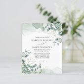 BUDGET Simple Eukalyptus Greenerity Wedding (Stehend Vorderseite)