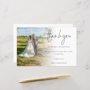 Budget Simple Foto Script Wedding Vielen Dank