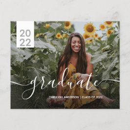 Budget Simple Modern 2 Foto Abschluss Ankündigung