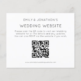 Budget Simple QR Code Wedding Website ENCL