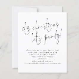 Budget Simple Script Sein Weihnachten Lasse Party