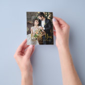 Budget Simple Script Wedding Dankeschön Cards Flye Flyer (Gruppe)