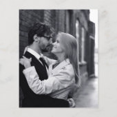 Budget Simple Typografy Foto Weditation (Rückseite)