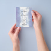 Budget Simple Wedding Program Karte. Flyer (Gruppe)