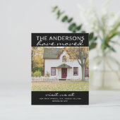 Budget Simple Zuhause Foto Moving Black Ankündigun (Stehend Vorderseite)