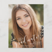 Budget Skript 2 Foto Graduate Ankündigung (Vorderseite)