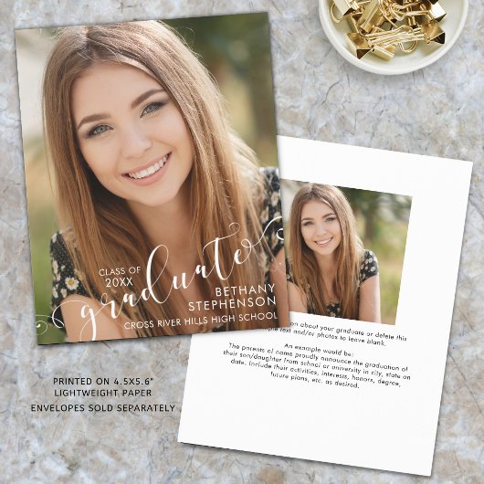 Budget Skript 2 Foto Graduate Ankündigung