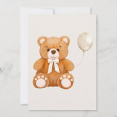 Budget Skript können wir frühzeitig abwarten Baby  Einladung (Rückseite)