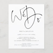 Budget Skript machen wir einfache QR-Code Hochzeit (Vorderseite)