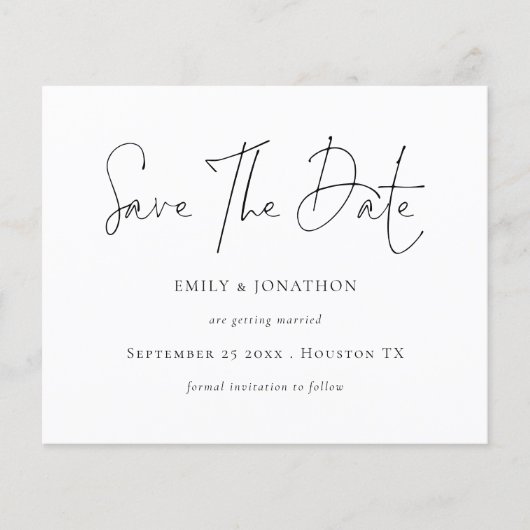 Budget Skript QR Code Hochzeit speichern Datum (Vorderseite)