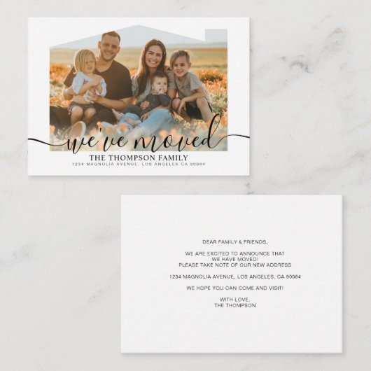 BUDGET-Skript Wir haben das Foto verschoben Neue Z Mitteilungskarte (Vorne/Hinten)