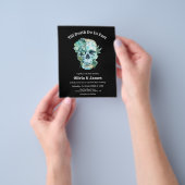 Budget Skull Gothic Halloween Einladung Flyer (Gruppe)