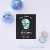 Budget Skull Gothic Halloween Einladung Flyer (Einzeln)
