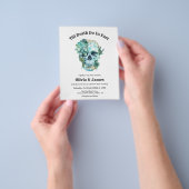 Budget Skull Gothic Halloween Einladung Flyer (Gruppe)