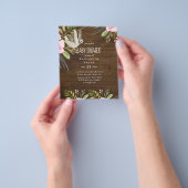 BUDGET Sloth FOTO BABY Event Einladung Girl Boy Flyer (Gruppe)