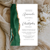 Budget Smaragdgrün Gold Achat Hochzeit