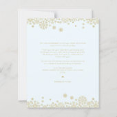 Budget Snowflakes First Merry Christmas Fake Gold (Rückseite)