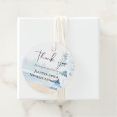 BUDGET Snowy Mountains Winter Lake Trees Geschenkanhänger (Beispiel)