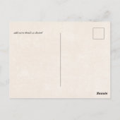 BUDGET Snowy Mountains Winter Lake Trees Postkarte (Rückseite)