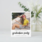 Budget Sofortige Foto Weiße 2-Graduierungspartei (Stehend Vorderseite)