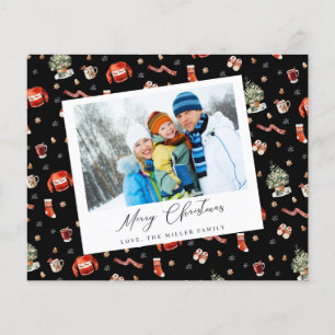 Budget Sofortiges Foto Feierliche Weihnachten Flyer
