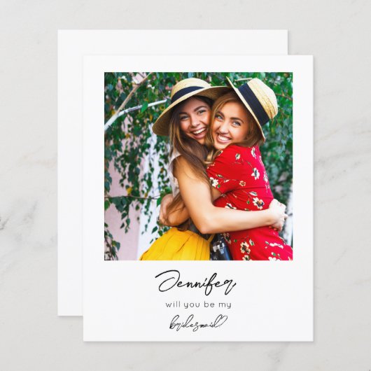 Budget Sofortiges Foto mein Vorschlag V3 Handwriti (Vorne/Hinten)