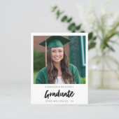 Budget Sofortiges Foto Weiße 2 Abschluss Ankündigu (Stehend Vorderseite)