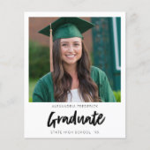 Budget Sofortiges Foto Weiße 2 Abschluss Ankündigu Flyer (Vorne)