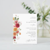Budget Sommer Multi Color Floral Wedding (Stehend Vorderseite)
