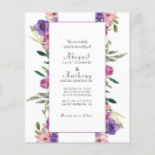 Budget Sommer Wasserfarbenflora (Vorderseite)