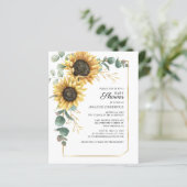 Budget Sonnenblume Botanische Blütendusche (Stehend Vorderseite)