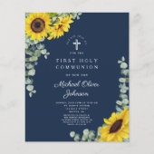 Budget Sonnenblume Eukalyptus Blue Erste Kommune (Vorderseite)