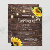 Budget Sonnenblume, Holz Mason Streichellichter Ho (Vorne/Hinten)