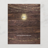 Budget Sonnenblume, Holz Mason Streichellichter Ho (Rückseite)