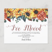 Budget Sonnenblume Ich habe verschoben Bewegungs-A (Vorderseite)