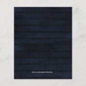 Budget Sonnenblumen Antlers Bridal Dusche Einladun (Rückseite)