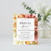 Budget Sonnenblumen Brautparty Burgundy Floral (Stehend Vorderseite)