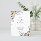 Budget Sonnenblumen & Eukalyptus Grüne Hochzeit (Stehend Vorderseite)