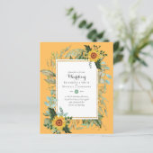 BUDGET Sonnenblumen Eukalyptus Grüne Hochzeit (Stehend Vorderseite)