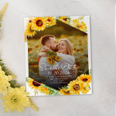 Budget Sonnenblumen Fall Foto Hochzeit speichern d