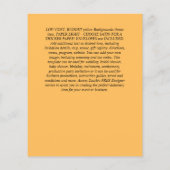 BUDGET Sonnenblumen Pferdeschuhe FOTO Collage WEDD Flyer (Hinten)