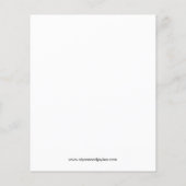 Budget Sonnenblumen Probe Abendessen (Rückseite)