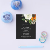 Budget Sonnenblumen Probe Abendessen B Flyer (Einzeln)