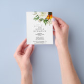 Budget Sonnenblumen Probe Abendessen Flyer (Gruppe)