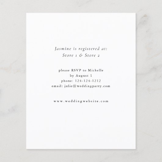 Budget Sonnenblumen & Wildblumen Blumengebäck Brau (Rückseite)